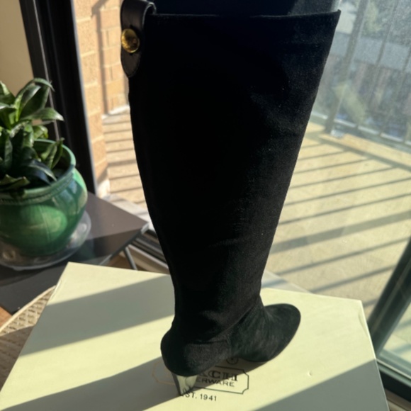 Coach Mina Hi Heel Suede Boot - Picture 4 of 4